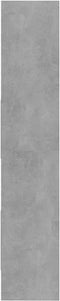 vidaXL - Boekenkast - 40x35x180 - cm - bewerkt - hout - betongrijs