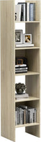 vidaXL - Boekenkast - 40x35x180 - cm - bewerkt - hout - sonoma - eikenkleurig