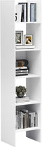 vidaXL - Boekenkast - 40x35x180 - cm - bewerkt - hout - wit