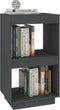 vidaXL - Boekenkast - 40x35x71 - cm - massief - grenenhout - grijs