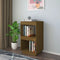 vidaXL - Boekenkast - 40x35x71 - cm - massief - grenenhout - honingbruin