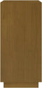 vidaXL - Boekenkast - 40x35x71 - cm - massief - grenenhout - honingbruin