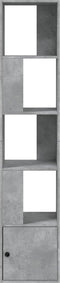 vidaXL - Boekenkast - 40x36x189 - cm - bewerkt - hout - betongrijs