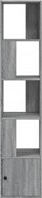 vidaXL - Boekenkast - 40x36x189 - cm - bewerkt - hout - grijs - sonoma - eikenkleurig