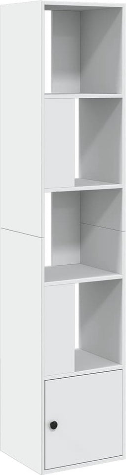 vidaXL - Boekenkast - 40x36x189 - cm - bewerkt - hout - wit