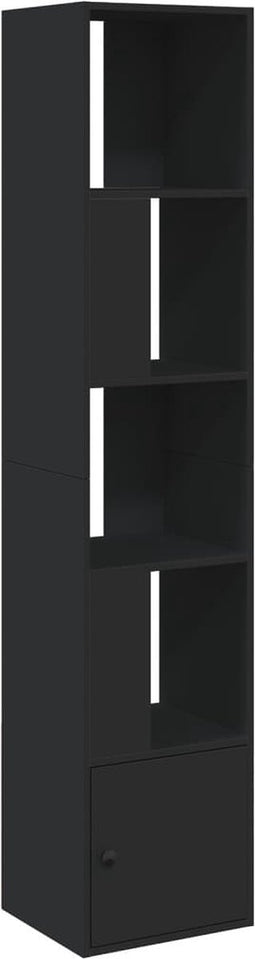 vidaXL - Boekenkast - 40x36x189 - cm - bewerkt - hout - zwart