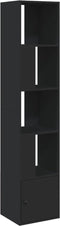 vidaXL - Boekenkast - 40x36x189 - cm - bewerkt - hout - zwart