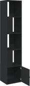 vidaXL - Boekenkast - 40x36x189 - cm - bewerkt - hout - zwart