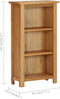 vidaXL - Boekenkast - 45x22,5x82 - cm - massief - eikenhout