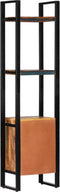 vidaXL - Boekenkast - 45x30x171 - cm - massief - gerecycled - hout
