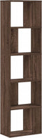 vidaXL - Boekenkast - 5-laags - 45x23,5x162,5 - cm - hout - bruin - eikenkleurig