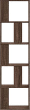 vidaXL - Boekenkast - 5-laags - 45x23,5x162,5 - cm - hout - bruin - eikenkleurig