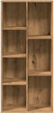 vidaXL - Boekenkast - 50x25x104 - cm - artisanaal - eikenkleur