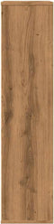 vidaXL - Boekenkast - 50x25x104 - cm - artisanaal - eikenkleur