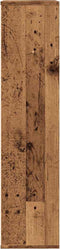 vidaXL - Boekenkast - 50x25x104 - cm - oud - houtkleurig