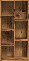 vidaXL - Boekenkast - 50x25x104 - cm - oud - houtkleurig