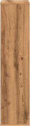 vidaXL - Boekenkast - 50x25x105 - cm - bewerkt - hout - artisanaal - eikenkleurig