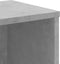 vidaXL - Boekenkast - 50x25x105 - cm - bewerkt - hout - betongrijs