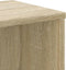 vidaXL - Boekenkast - 50x25x105 - cm - bewerkt - hout - sonoma - eikenkleurig