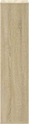 vidaXL - Boekenkast - 50x25x105 - cm - bewerkt - hout - sonoma - eikenkleurig