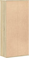 vidaXL - Boekenkast - 50x25x105 - cm - bewerkt - hout - sonoma - eikenkleurig