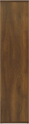 vidaXL - Boekenkast - 50x25x106 - cm - bruin - eikenkleur