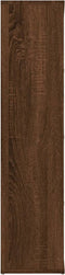 vidaXL - Boekenkast - 50x25x106 - cm - bruin - eikenkleur