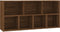vidaXL - Boekenkast - 50x25x106 - cm - bruin - eikenkleur