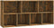 vidaXL - Boekenkast - 50x25x106 - cm - gerookt - eikenkleurig