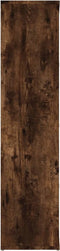 vidaXL - Boekenkast - 50x25x106 - cm - gerookt - eikenkleurig