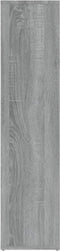vidaXL - Boekenkast - 50x25x106 - cm - grijs - sonoma - eikenkleurig