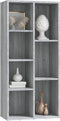 vidaXL - Boekenkast - 50x25x106 - cm - grijs - sonoma - eikenkleurig