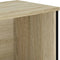 vidaXL - Boekenkast - 50x31x106 - cm - bewerkt - hout - sonoma - eikenkleurig