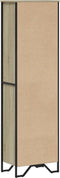 vidaXL - Boekenkast - 50x31x169 - cm - bewerkt - hout - sonoma - eikenkleurig