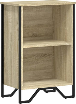 vidaXL - Boekenkast - 50x31x74,5 - cm - bewerkt - hout - sonoma - eikenkleurig