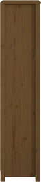 vidaXL - Boekenkast - 50x35x154 - cm - massief - grenenhout - honingbruin