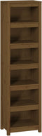 vidaXL - Boekenkast - 50x35x183 - cm - massief - grenenhout - honingbruin