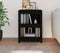 vidaXL - Boekenkast - 50x35x68 - cm - massief - grenenhout - zwart