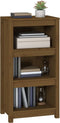 vidaXL - Boekenkast - 50x35x97 - cm - massief - grenenhout - honingbruin