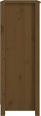 vidaXL - Boekenkast - 50x35x97 - cm - massief - grenenhout - honingbruin