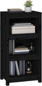 vidaXL - Boekenkast - 50x35x97 - cm - massief - grenenhout - zwart