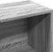 vidaXL - Boekenkast - 57x28,5x107,5 - cm - bewerkt - hout - grijs - sonoma - eiken