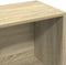 vidaXL - Boekenkast - 57x28,5x107,5 - cm - bewerkt - hout - sonoma - eikenkleurig