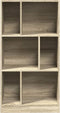 vidaXL - Boekenkast - 57x28,5x107,5 - cm - bewerkt - hout - sonoma - eikenkleurig
