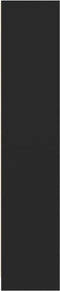 vidaXL - Boekenkast - 57x28,5x107,5 - cm - bewerkt - hout - zwart