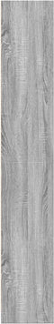 vidaXL - Boekenkast - 57x28,5x174 - cm - bewerkt - hout - grijs - sonoma