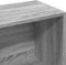 vidaXL - Boekenkast - 57x28,5x174 - cm - bewerkt - hout - grijs - sonoma