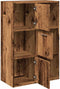 vidaXL - Boekenkast - 60,5x30x90 - cm - bewerkt - hout - oud - houtkleurig