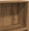 vidaXL - Boekenkast - 60x24x109 - cm - bewerkt - hout - artisanaal - eikenkleurig