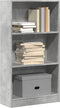 vidaXL - Boekenkast - 60x24x109 - cm - bewerkt - hout - betongrijs